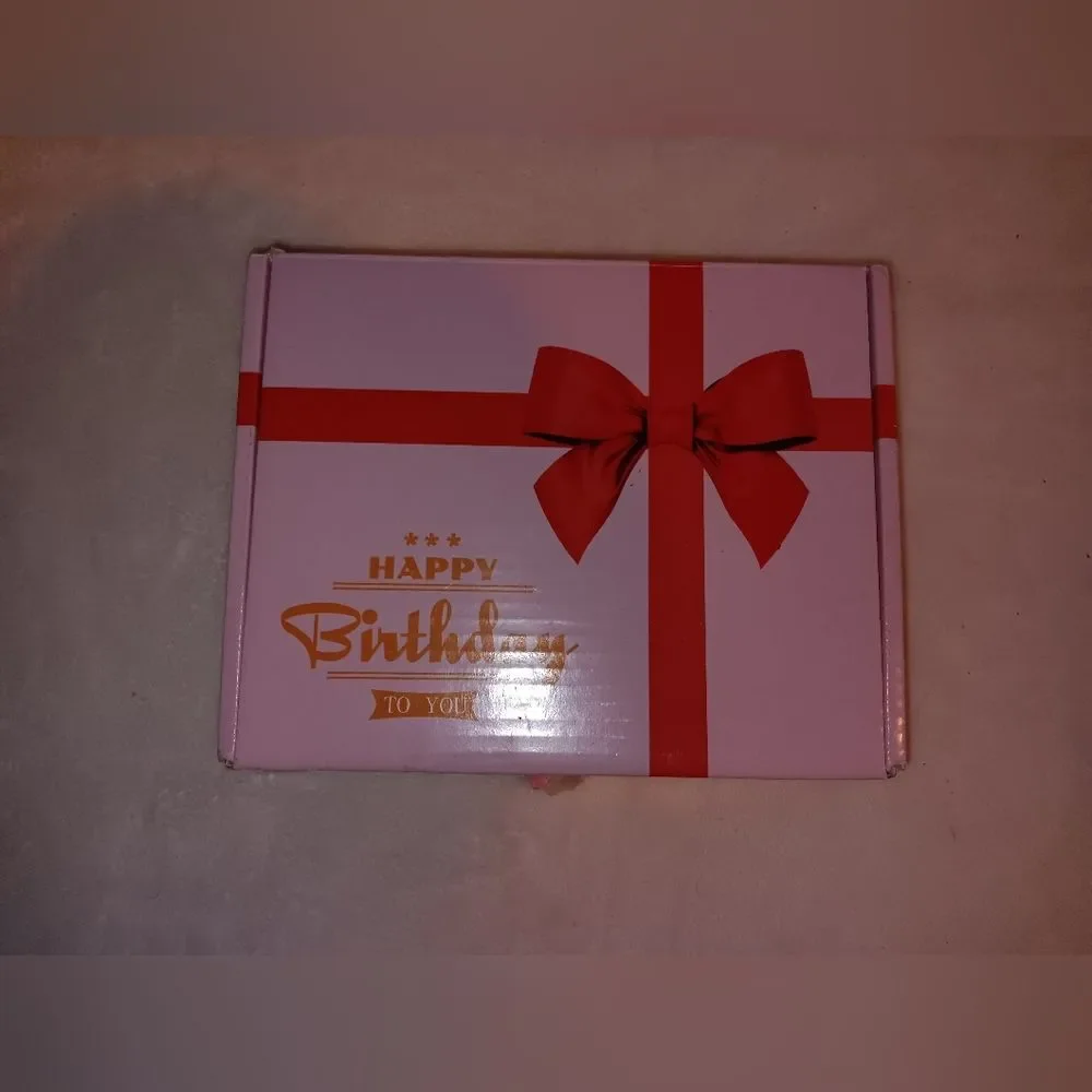 Happy Birthday Sweet 16 Tiara and Birthday Sash Set with Box Pre-owned